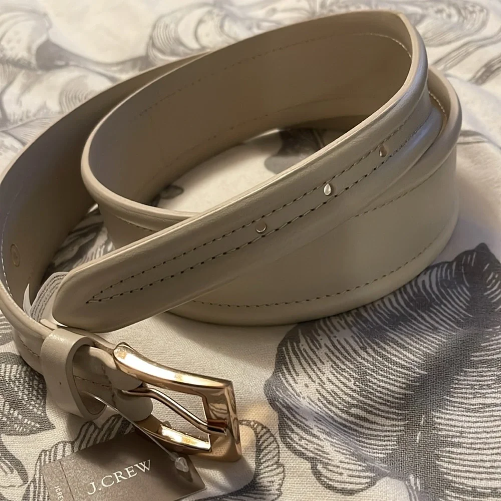 J.Crew Tapered belt in Italian leather Size XL BS179 - Picture 4 of 5